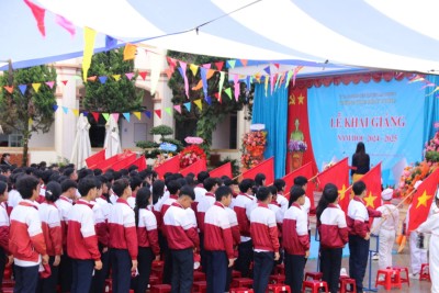 Trường THCS Hùng Vương hân hoan chào đón Khai giảng năm học mới 2024-2025